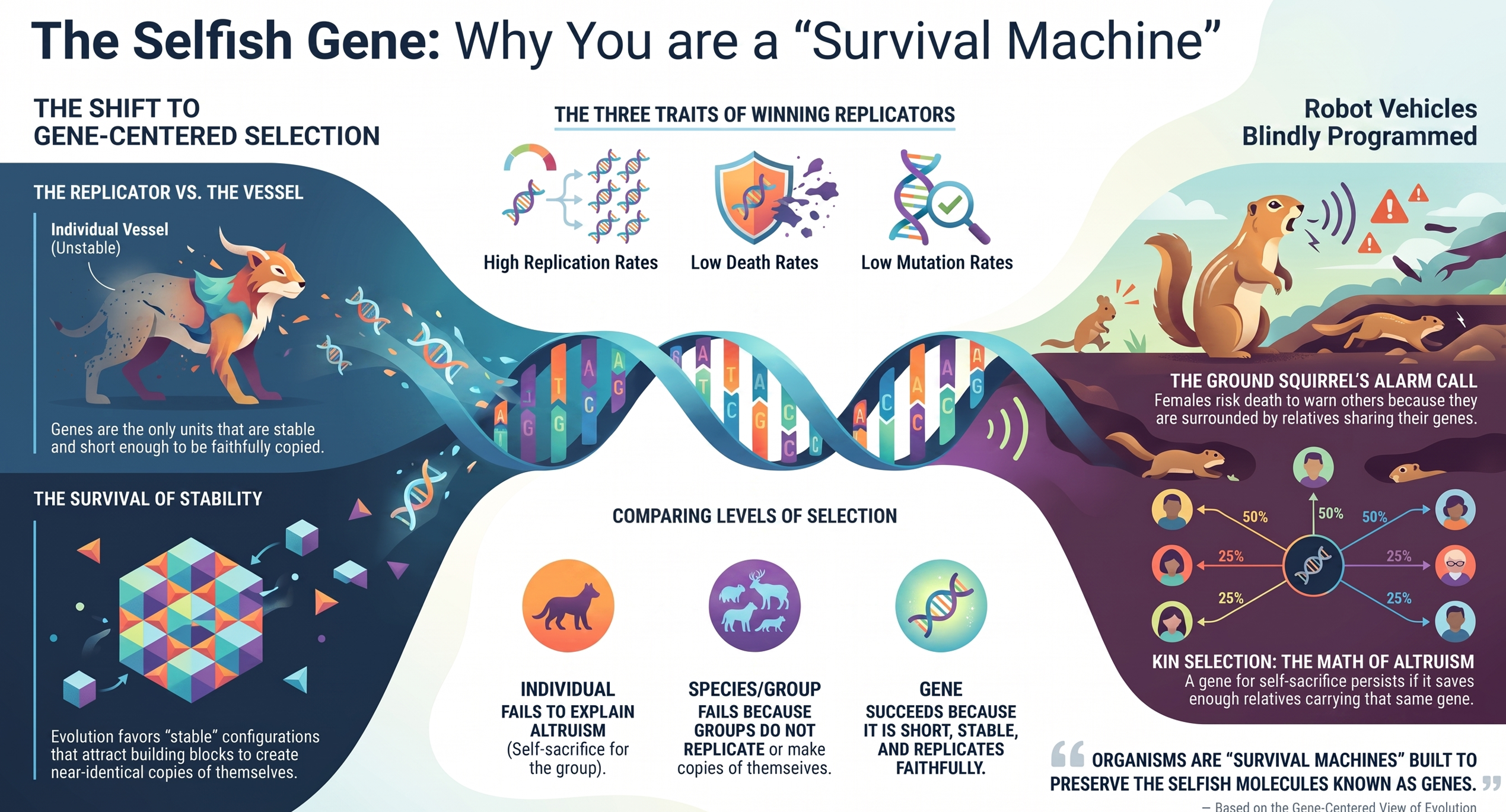 The Selfish Gene: Why You are a Survival Machine